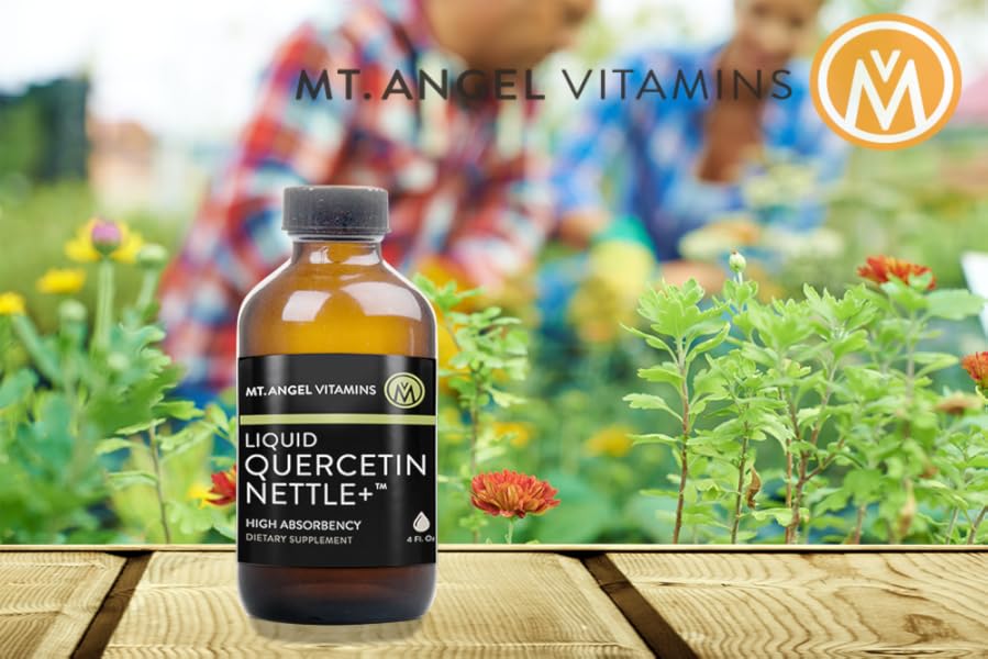Mt. Angel Vitamins Quercetin Nettle + Liquid, Supports