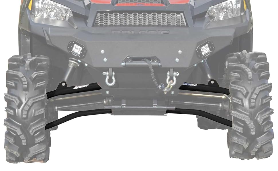 SuperATV Heavy Duty Arched 1.5" Forward Offset AArms