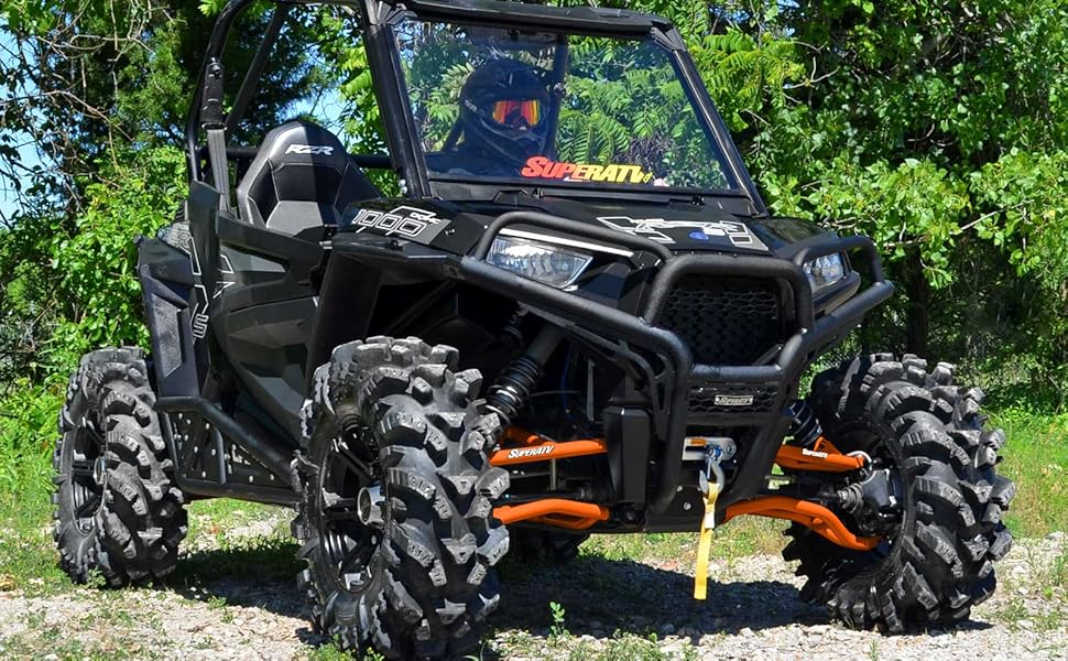SuperATV Heavy Duty Arched AArms for Polaris RZR S 1000