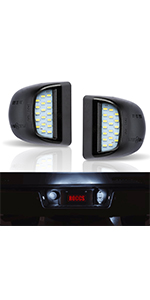LED license plate lights
