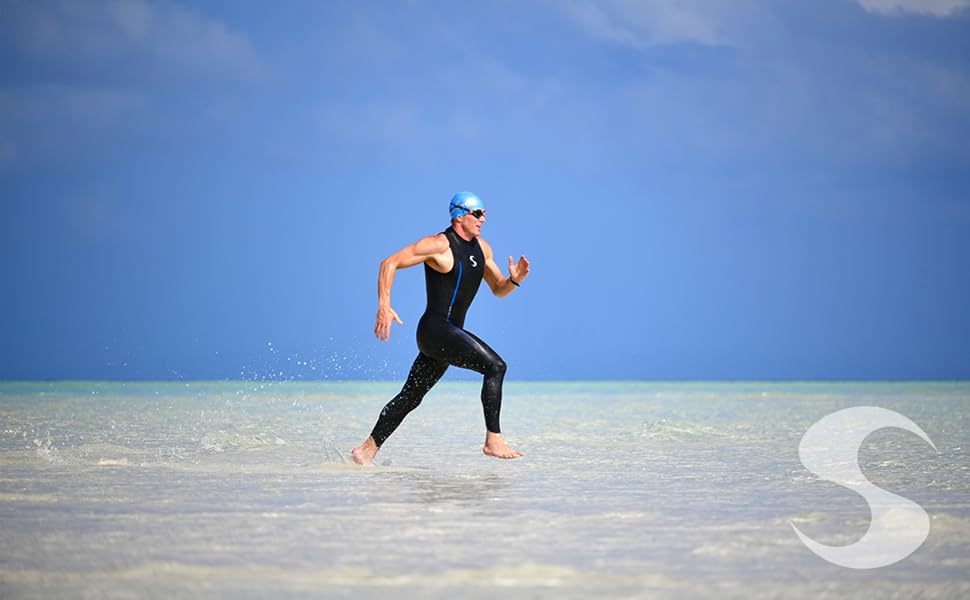 Synergy Hybrid Men's Sleeveless Triathlon Wetsuit (M3