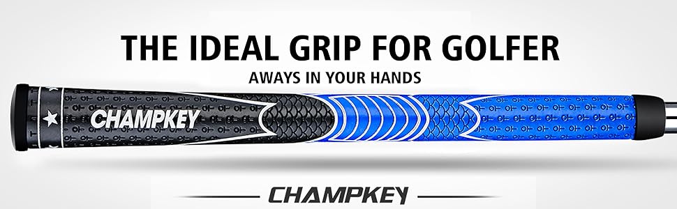 Champkey STP Polymer Golf Grips Set of 13 - (Free 15 Tapes