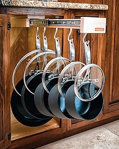 Glideware Pull Out Cabinet Organizer For Pots And Pans Amazon Ca