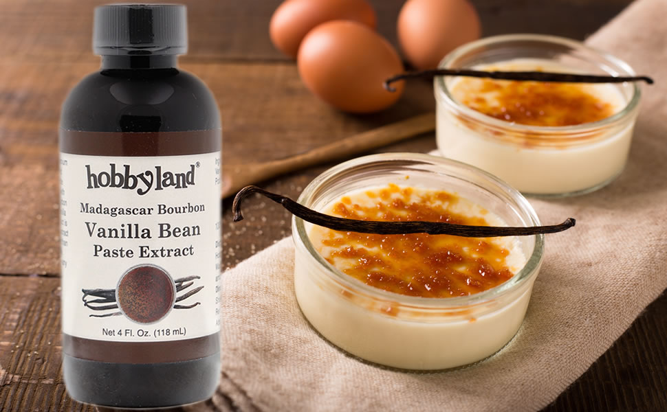 Hobbyland Bakery Flavoring (Madagascar Bourbon Vanilla Bean Extract Paste with Bean