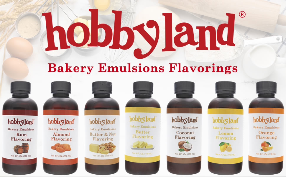 Hobbyland Bakery Emulsions (Lemon Flavoring, 4 fl oz