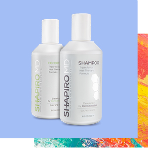 shampoo and conditioner combo, thicker hair, fuller hair, hair loss, healthier hair, shapiro md
