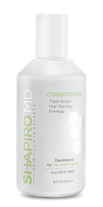 healthier hair, thicker hair, fuller hair, conditioner, Shapiro MD system, hair growth, hair loss,