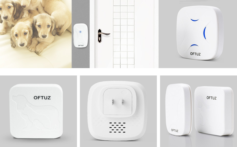 Amazon.com: OFTUZ Wireless Doorbell Kit,Waterproof Dog