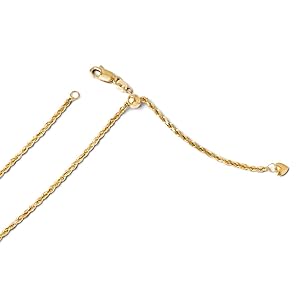 Amazon.com: IceCarats 14K Solid Yellow Gold Adjustable 2mm