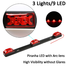 super bright diodes, 3 lights 9 led id light bar, led light bar