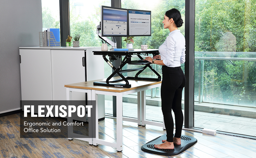 FLEXISPOT Ergonomic Office Standing Desk Mat and Kitchen