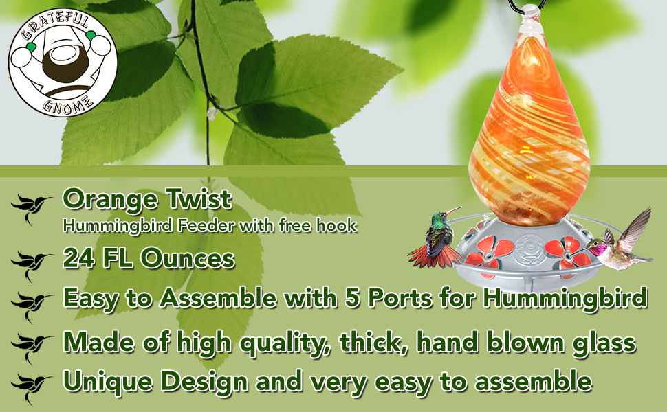 Red And Orange Mushroom Hummingbird Feeders 32 Fluid Ounces Home Garden Bird Wildlife Accessories Suneducationgroup Com