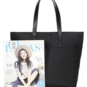 Spacious Oversized Utility Women Tote Bag Black Waterproof Oxford Slouchy Hobo Travel Shoulder Bag