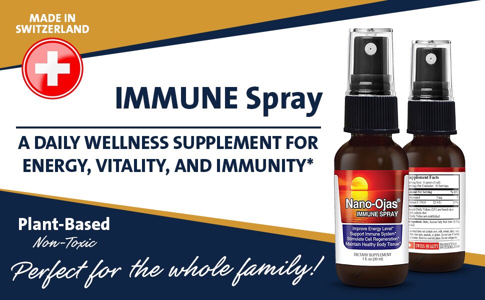 NanoOjas Immune Spray. Helps in Restoring Energy