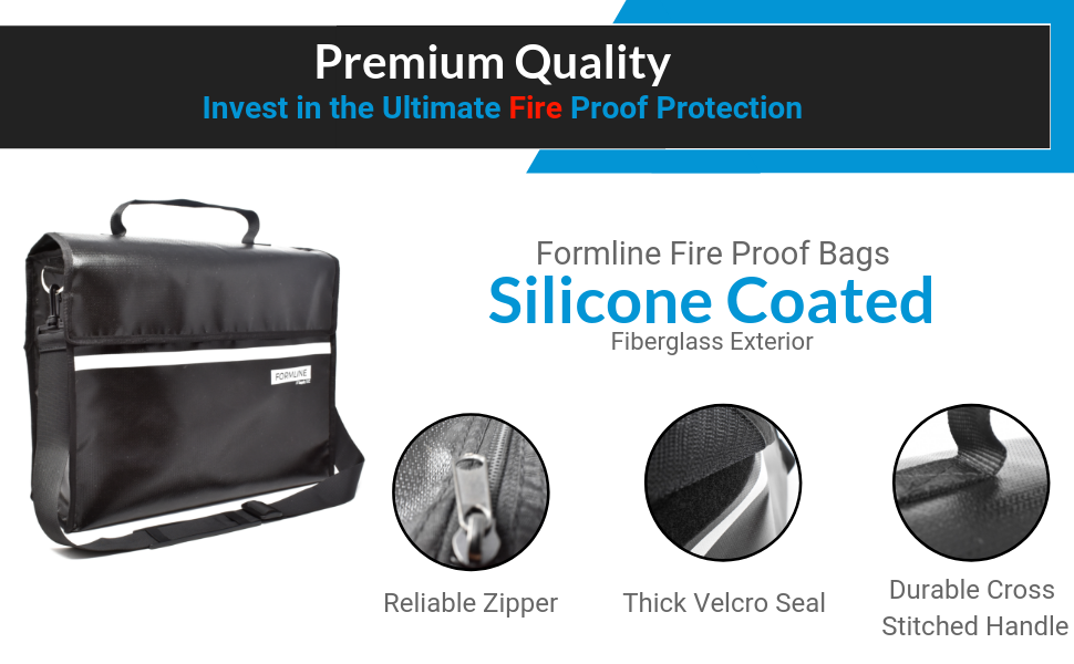 Extra Large Fireproof Document Bag/Briefcase by Formline
