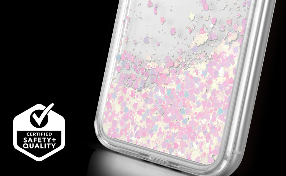 Casetify Glow in The Dark Glitter iPhone Xs Max Case with
