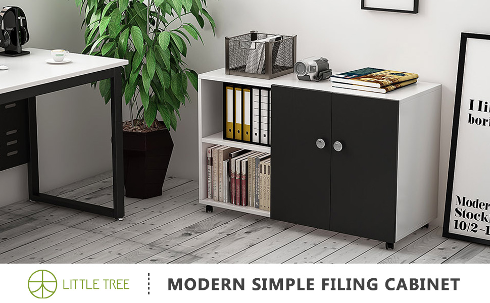 File LITTLE TREE 39" Large Storage Printer Stand