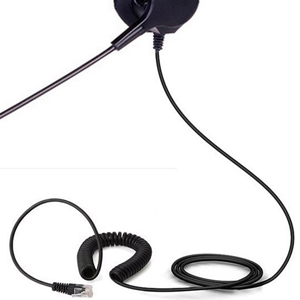 telephone headset cord.