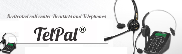 telpal call center telephone headset and dialpad 