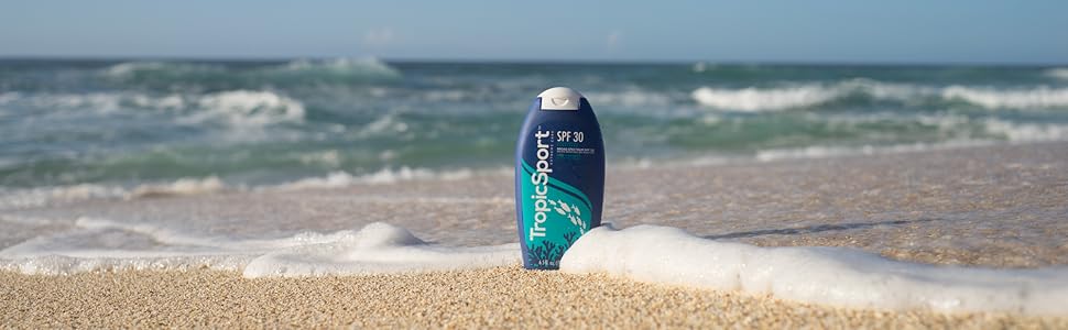 Sunscreen in the waves