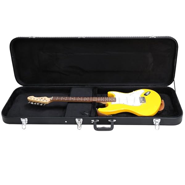 Yaheetech Electric Bass Guitar Hard Case Black Musical