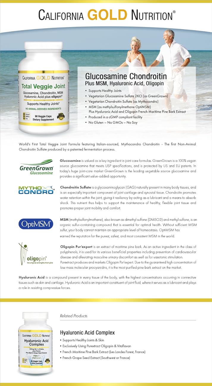 California Gold Nutrition Total Veggie Joint, Vegetarian