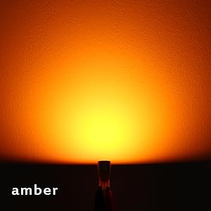 Light Output of Alla Lighting Automotive T10 Wedge 168 194 Amber Yellow Orange LED Bulbs 12V SMD