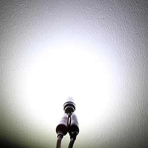 360° Full Angle Degrees of Alla 1616-SMD T10 168 194 LED White Bulbs 6000K Xenon SMD 12V Car LEDs