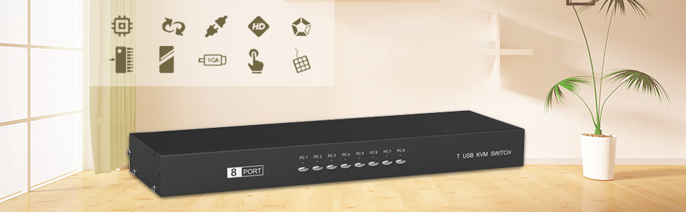Kvm 8 port. Kvm 8 port