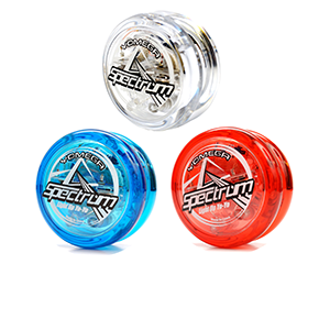 YOMEGA YOYO SPECTRUM LIGHT led pro transxle tricks spinner yoyos responsive
