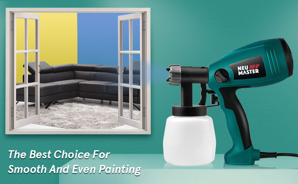 Paint Sprayer, NEU MASTER Power Electric Paint Gun, Easy
