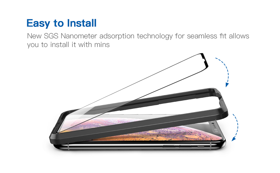 Screen Protector for iPhone Xs MAX, [3Pack] 15H Hardness