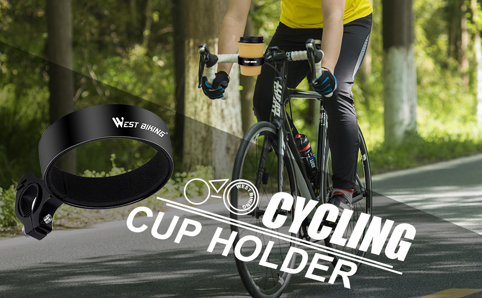 WESTGIRL Bike Cup Bottle Holder Handlebar Coffee Travel
