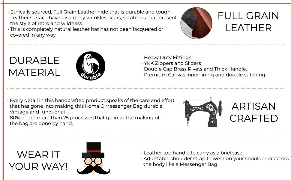 leather messenger bags for men