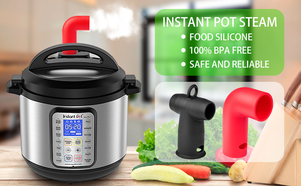 2 Pack Silicone Steam Diverter Pressure Release Accessory