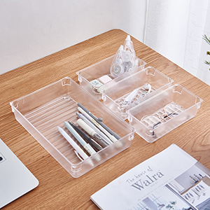 Kootek Desk Drawer Organizer Trays With 3 Size Large Capacity