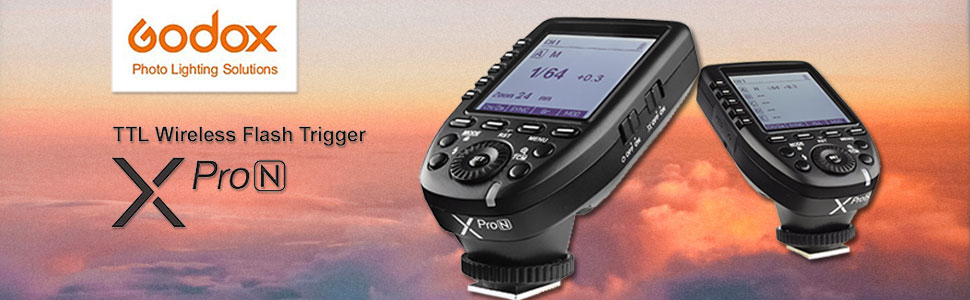 Godox XPro-N wireless flash trigger is suitable for using Nikon cameras