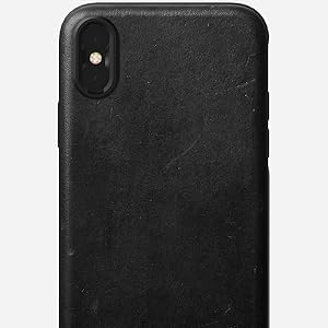 Rugged Case Black Leather iPhone X/XS Moment 