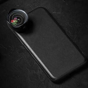 Rugged Case Black Leather iPhone X/XS Moment 