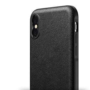 Rugged Case Black Leather iPhone X/XS Moment 