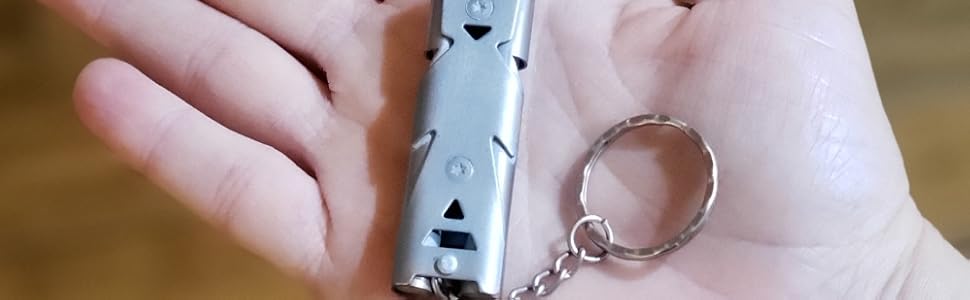 whistle that fits in hand