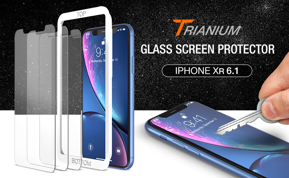 Trianium Protector de pantalla de vidrio templado diseñado