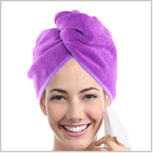 microfiber hair towel