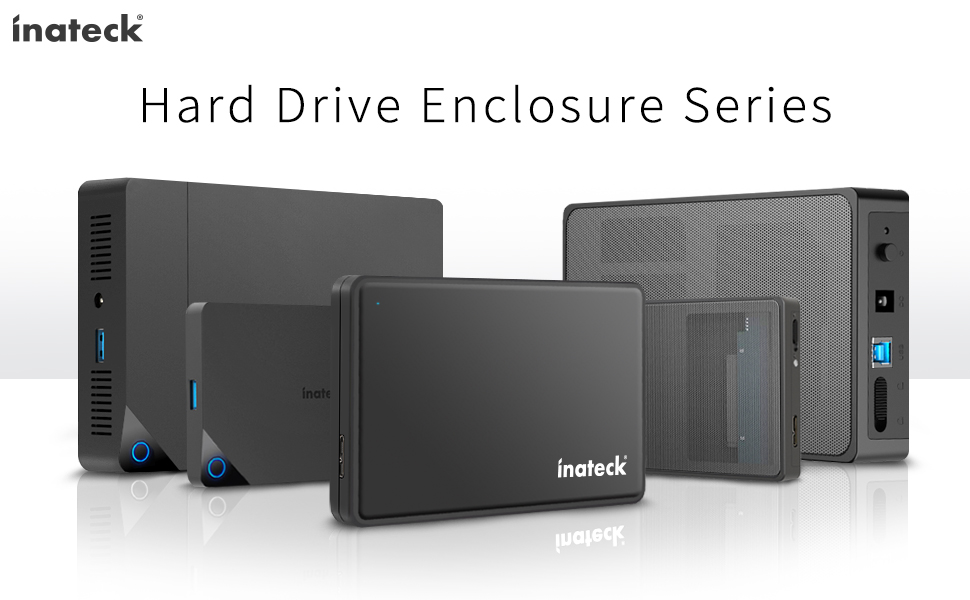 Inateck 2.5" USB 3.0 Hard Drive Disk Enclosure for 9.5mm 7mm 2.5" SATA/HDD/SSD 6957599310659 eBay