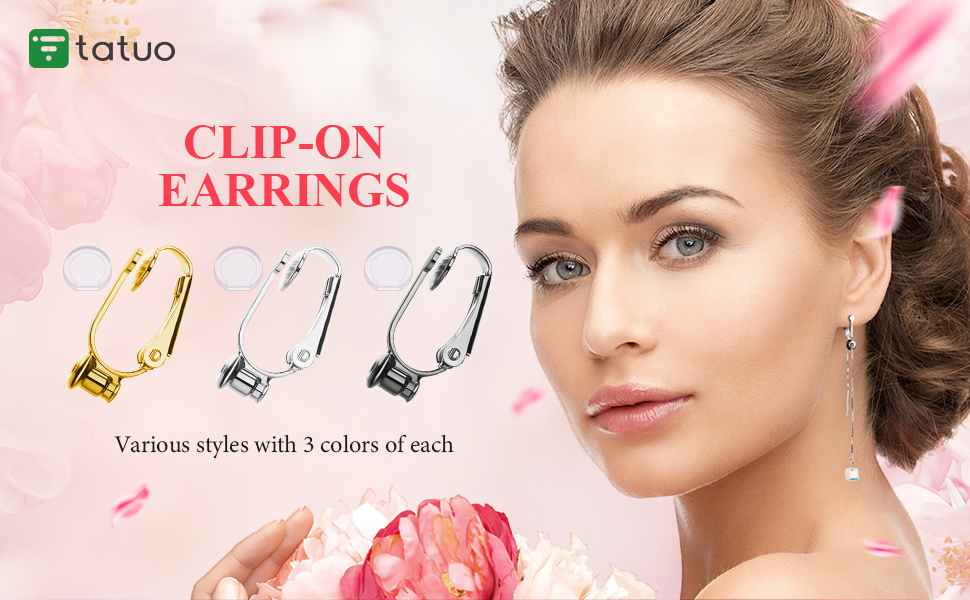 30 Pieces Clipon Earrings Converter Components with Post