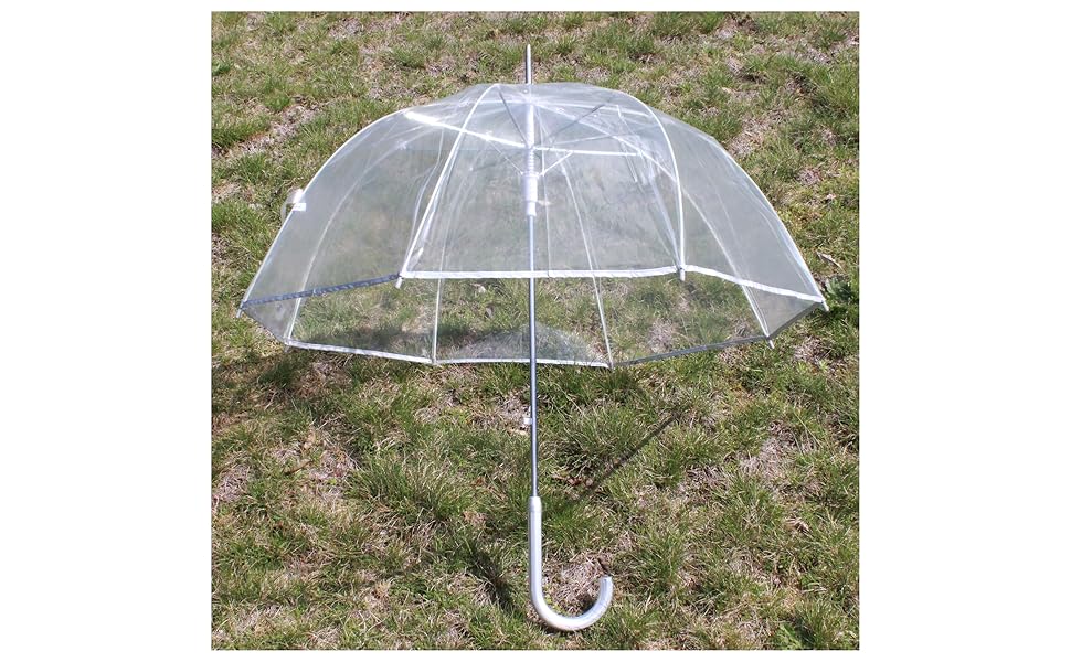 Cloak 10pk Auto Open Clear Dome/Bubble Umbrellas Garden & Outdoor