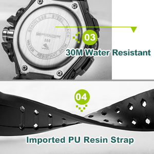 water 30m resistant