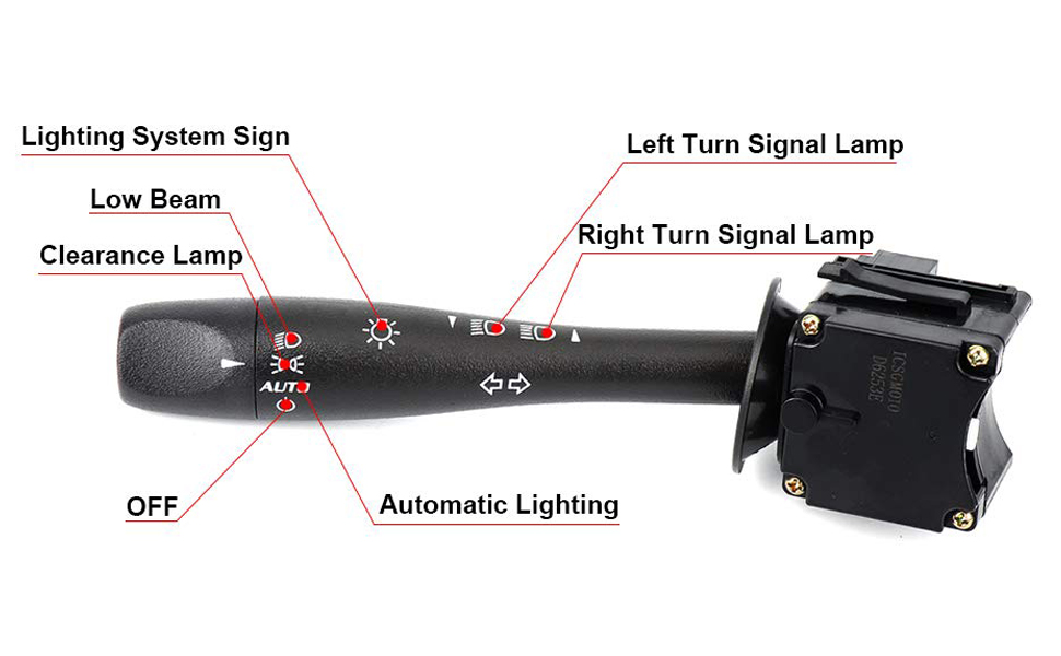 Turn Signal Switch D6253E for Chevy Malibu Pontiac G6