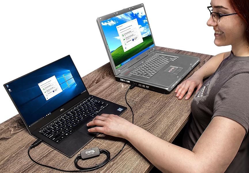 Plugable Windows Transfer Cable for Windows 10, 8.1, 8, 7, Vista, XP. Includes