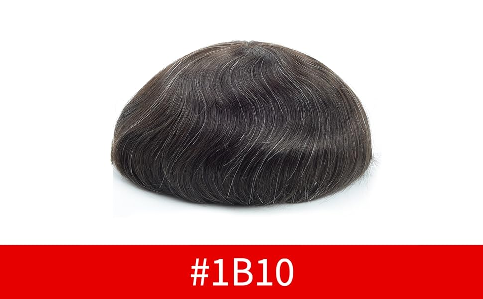 Amazon Com Lordhair Toupee With Human Hair Wigs For Men Hairstyle